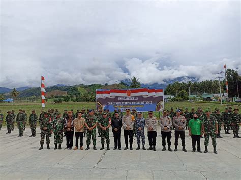 UPACARA PEMBUKAAN TNI MANUNGGAL MEMBANGUN DESA TMMD KE 115 TA 2022