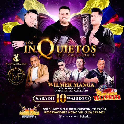 Los Inquietos Del Vallenato Wilmer Manga Con Los Diablitos Del