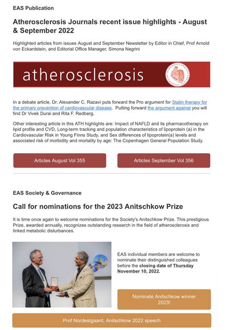 Sabouretcardiologist On Twitter Eas Atherosclerosis Society Eas