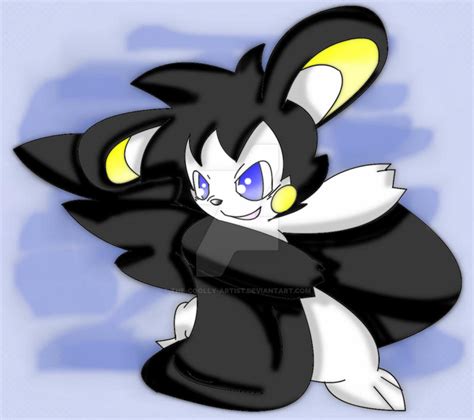 Emolga Re designed by The-Coolly-Artist on DeviantArt