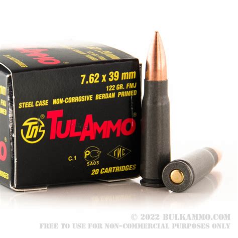 Rounds Of X Mm Ammo By Tula Gr Fmj For Sale Online