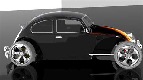 Stl File Modified Beetle Escarabajo Modificado D Printable Design