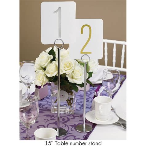 Table Number Stands Wedding Reception Table Number Stands