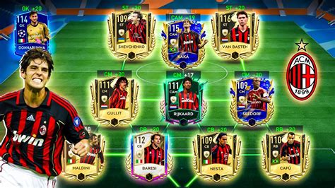 Ac Milan Legends Squad We Got Maldini Kaka Gullit Van Basten Fifa