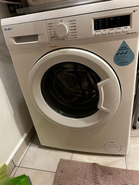 Elba EWF 1075 VT Washing Machine TV Home Appliances Washing