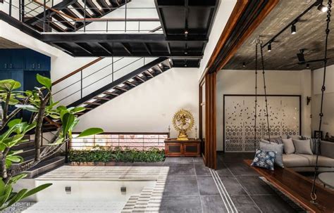 4 Modern Indian Homes Built Around Traditional Courtyards