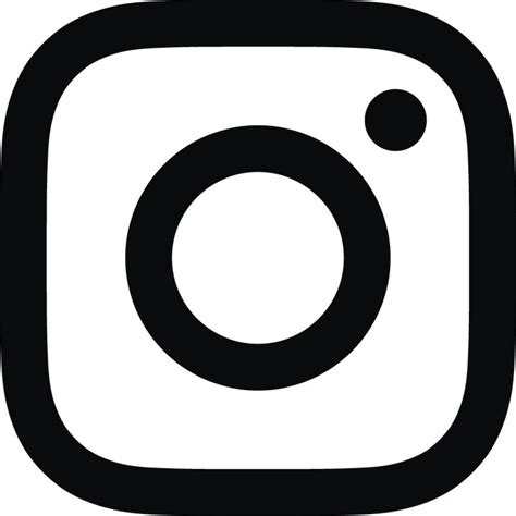 Logo Instagram Hitam Putih Png Em 2024