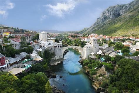 Mostar Altstadt Bosnien jigsaw puzzle in Brücken puzzles auf