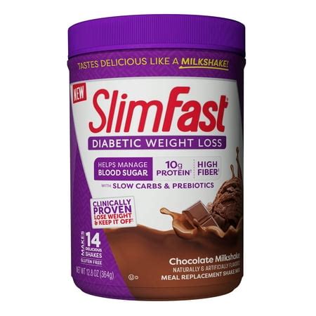 Slimfast Diabetic Meal Replacement Shake - DiabetesWalls