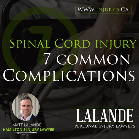 7 Common Spinal Cord Injury Complications Lalande Personal Injury