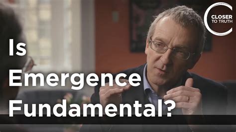 Tom McLeish Is Emergence Fundamental YouTube