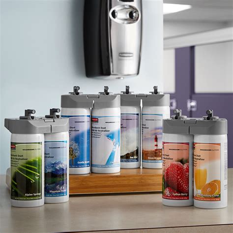 Rubbermaid 3486092 Microburst Duet 8 Assorted Scents Metered Aerosol