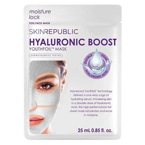 Skin Republic Hyaluronic Boost Youthfoil Face Mask Perfecthairch