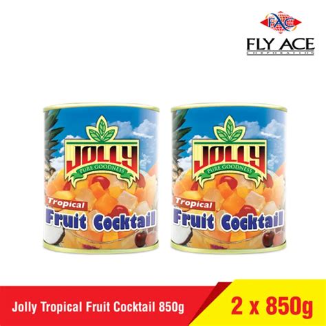 Jolly Tropical Fruit Cocktail 850g X 2 Drained Weight 490g Lazada Ph