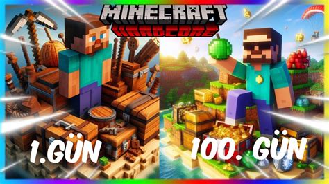 MİNECRAFT HARDCORE 100 GÜN 100 GÜN HAYATTA KALMA CHALLANGE 4