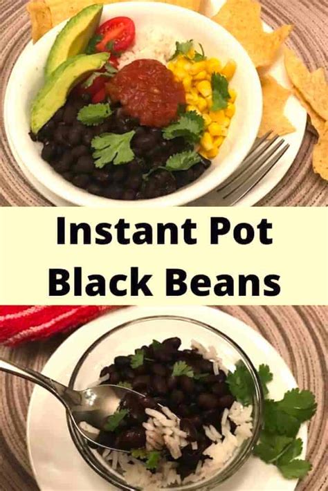 Instant Pot Black Beans - Southern Home Express