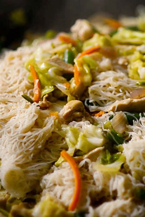 Traditional Pancit Bihon Chicken Fried Kitchen