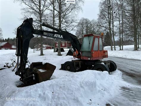 Atila 1302D Wheeled excavator wheel excavator for sale Sweden Örebro