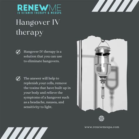 Revive Your Body With Hangover IV Drip in Los Angeles