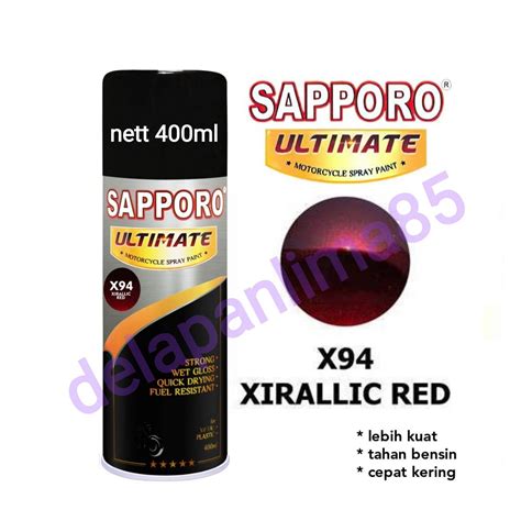 Sapporo Ultimate X94 Xiralic Red Cat Semprot Pylox Pylok Pilok Siralik