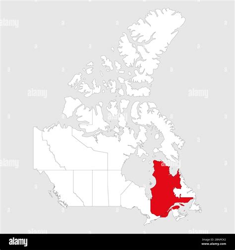 Political Map Of Quebec Hi Res Stock Photography And Images Alamy