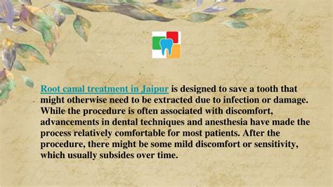 PPT Procedure Of Painless Root Canal Treatment In Jaipur PowerPoint