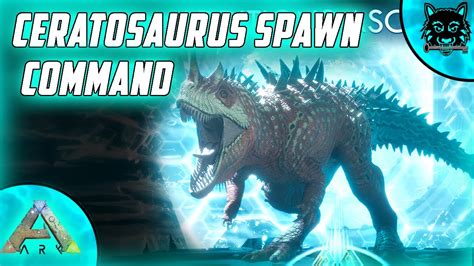 New Ceratosaurus Admin Command Tutorial Ark Survival Ascended Ark