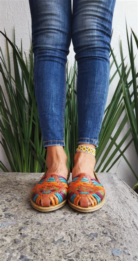 Huarache Sandal All Sizes Boho Hippie Vintage Mexican Etsy