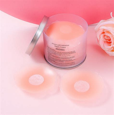 Nude Color Silicone Nipple Cover Round Shape Boob Tape Adhesive Bra Pastes China Lingerie And