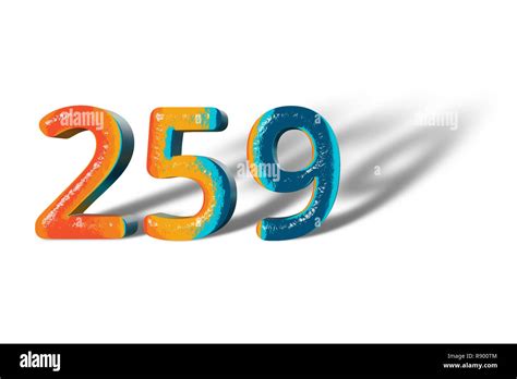 3d Number 259 Hi Res Stock Photography And Images Alamy