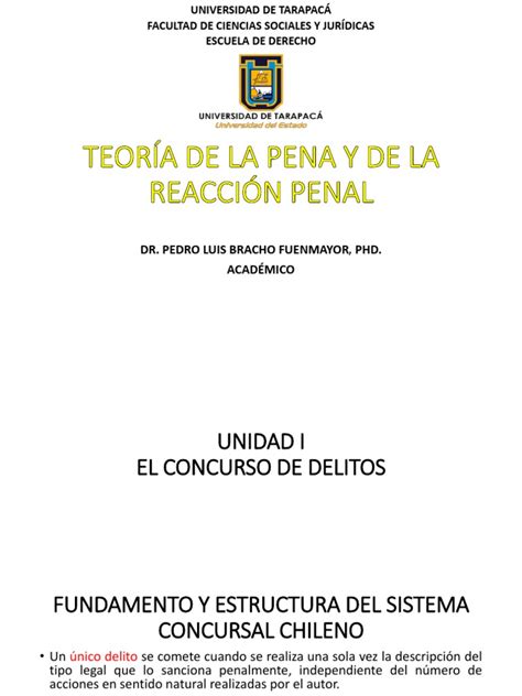 Teoría De La Pena Y De La Reacción Penal Unidad I Descargar Gratis