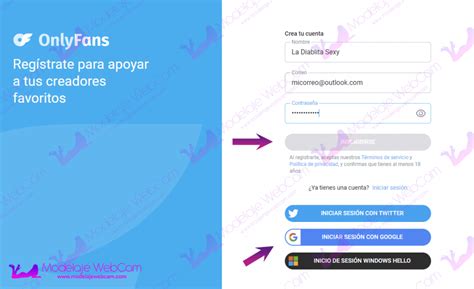 Cómo crear una cuenta de OnlyFans Modelaje WebCam