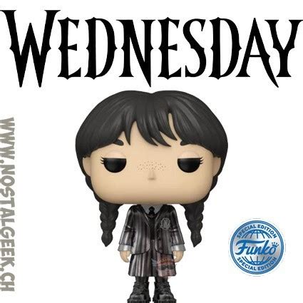 Figurine Funko Pop N Wednesday Addams In School Uniform Metal