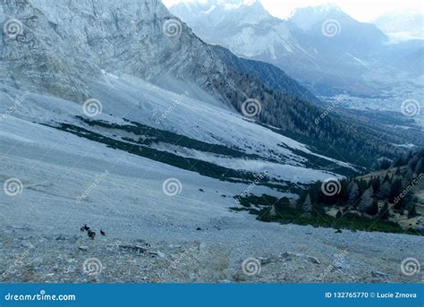 美好的冷颤的早晨风景上升的zugspitze 库存照片 图片 包括有 倾斜 室外 欧洲 登山 寄生虫 132765770