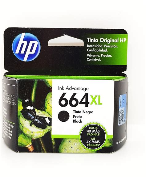 Tinta HP 664 XL Negra Librería Pedro de Valdivia