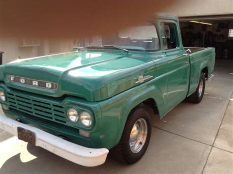 1959 Ford F 100 Short Bed Pickup Truck Fresh Out Da Barn For Sale