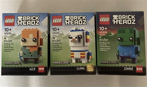 Lego Minecraft Brickheadz Sets Alex Llama