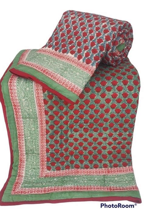 Pure Natural Kapas Cotton Multicolor Premium Hand Block Print Jaipuri