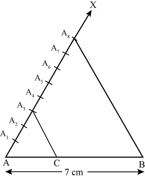 Draw A Line Segment Of Length Cm Find A Point P On It Which Divides