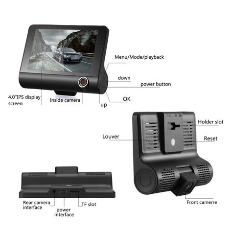 Dvr Full Hd P Microsd G Sensor Triplex