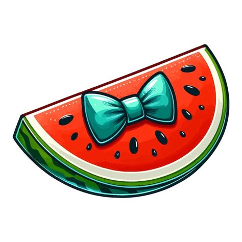 Premium Vector Cute Watermelon Vector Illustration