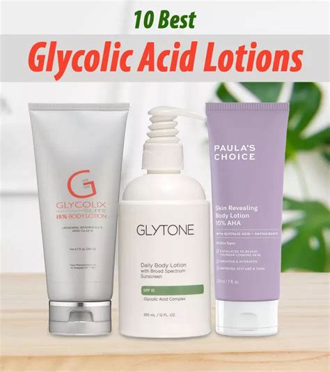 Best Glycolic Acid Lotions Of According To An Expert