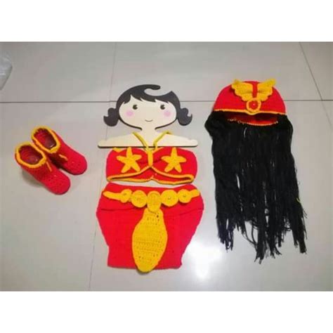 Darna Costume Crochet For Baby Milestone Shopee Philippines