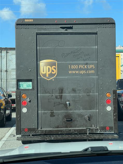 Saw this on a UPS Truck today! : r/UPS