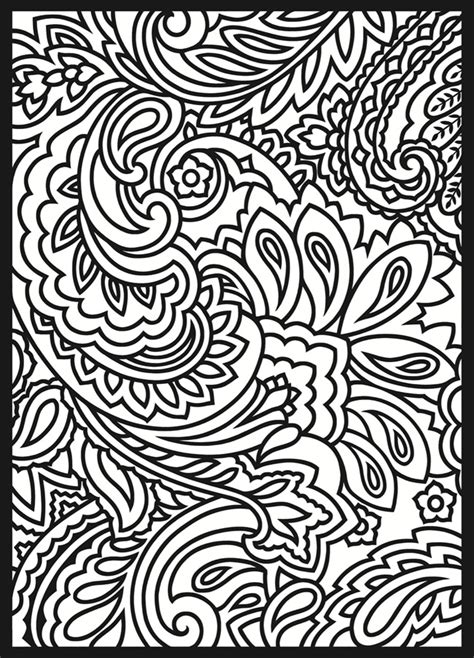 Paisley Pattern Coloring Pages at GetDrawings | Free download