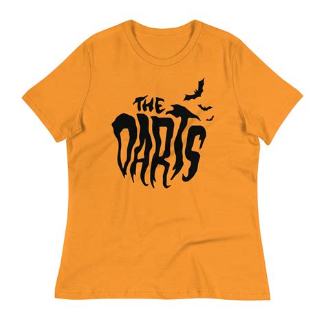 The Darts Yellow Black Bat Femme T Shirt Alternativetentacles