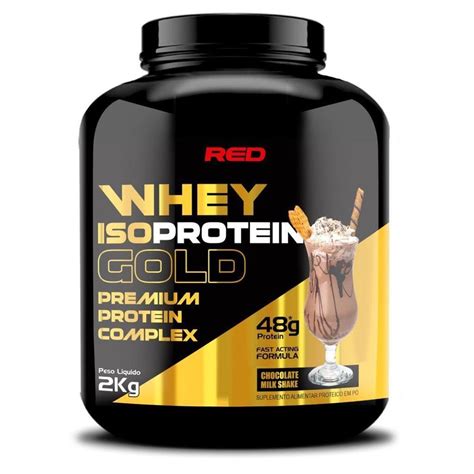 Whey Iso Protein Gold 2kg Red Séries Chocolate Chocolate Netshoes