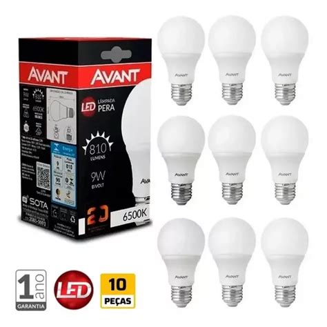 Kit L Mpada Led W Bulbo Soquete E Bivolt Casa Rcio