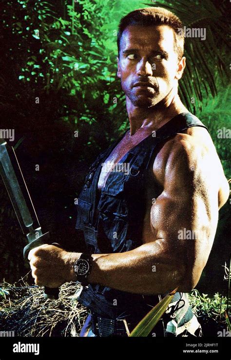 ARNOLD SCHWARZENEGGER depredador 1987 Fotografía de stock Alamy