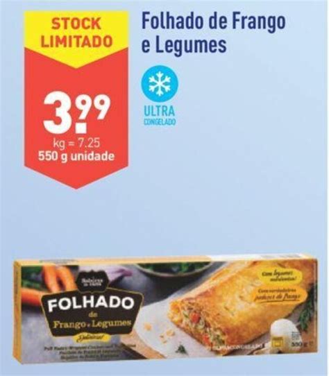 Promo O Folhado De Frango E Legumes G Em Aldi